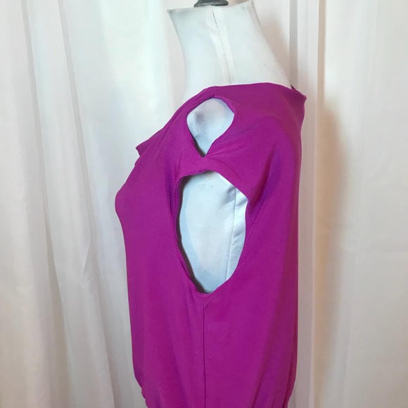 Ralph Lauren magenta drop waist dress 14 A2 - Picture 5 of 7